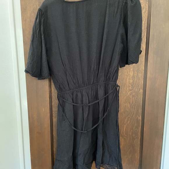 Black tape mini dress, black, size small - Picture 4 of 4